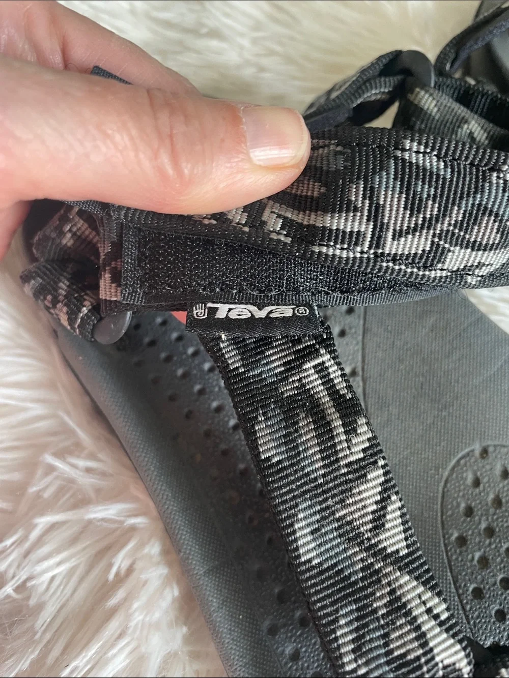 Teva Men’s Black Outdoor Comfort Sandals